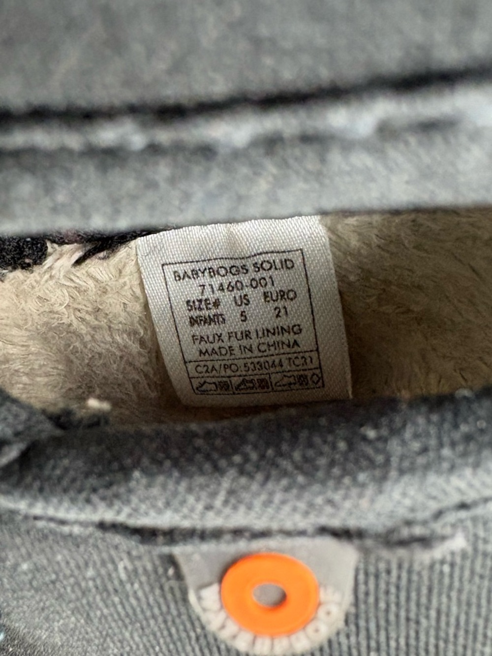 Baby Bogs solid size 5 - Picture 3 of 4